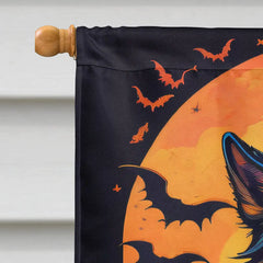 Belgian Tervuren Witchy Halloween House Flag