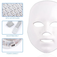 7 Colors LED Photon Therapy Facial Mask