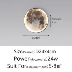 Moon LED Wall Light