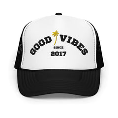 Beachy Good Vibes Foam Trucker Hat