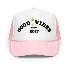 Beachy Good Vibes Foam Trucker Hat