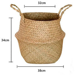 Seagrass Hanging Planter Basket